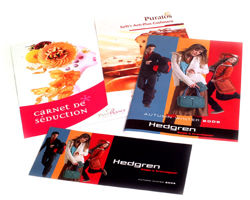 Brochures printed in Sublima raster 300