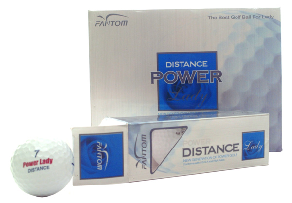 Golf ball with packing